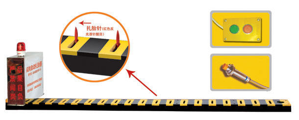 安国市V3嵌入式闯岗自动扎胎器/阻车器